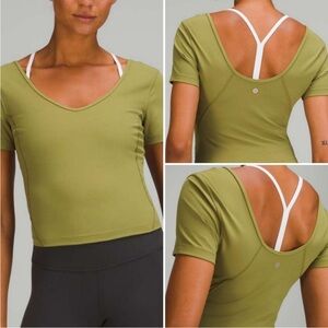 Lululemon Align Tee Green Sz 8